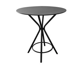 Mesa de Jantar Redonda Maja - Preto Fosco