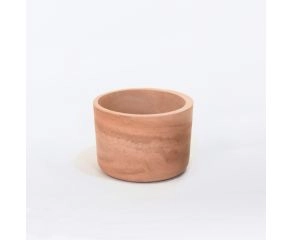 vaso em concreto pintado