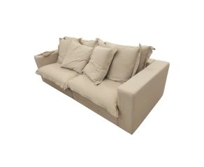 Sofá Nuno Bege 220cm - Showroom