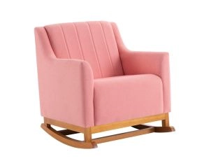 poltrona de balanço baru rosa 