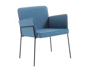 Poltrona Tina - Linho Azul