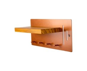 Porta Chaves de Parede Moema Cobre