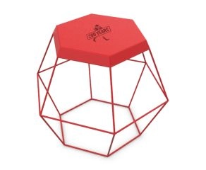 Pufe Saracura JW - Vermelho