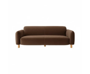 Sofá Benji Veludo Chocolate - Edição Limitada