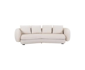 sofa curvo moderno simon