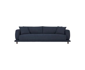 Sofá Estofado Azul Marinho Kilian - Sofá compacto para salas e apartamentos