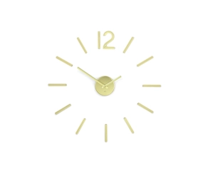 relogio de parede dourado