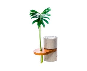 Vaso Half Half Concreto
