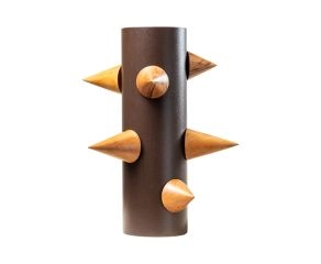 Vaso Imã Grande Marrom Espinhos