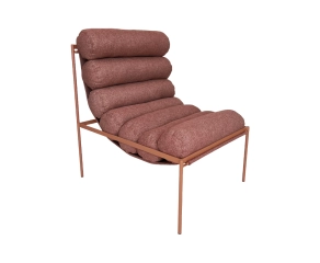 Poltrona Rolos Figo - Base Terracota