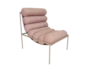 Poltrona Rolos Quartzo - Base Taupe