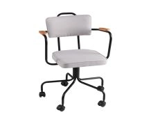 Cadeira Office Press Cinza Claro - Showroom