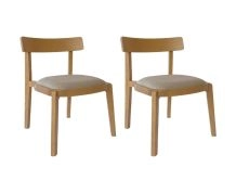 Conjunto de 2 Cadeiras Paraty Taupe